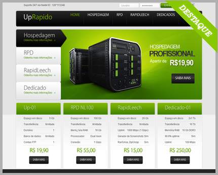 Cria&ccedil;&atilde;o de site UpRapido